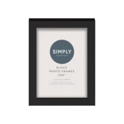 Simply Everyday 4 X 6" Block Frames 3pk - Black -B&M 278309 3pk simply everyday block frames 4x6 black 2