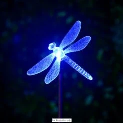 B&M Colour Changing Solar Stake Light - Dragonfly 8 B&M Colour Changing Solar Stake Light - Dragonfly -B&M 286951 colour changing stake solar light dragonfly