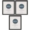Simply Everyday 8 X 10" Block Frames 3pk - Black 1 Simply Everyday 8 X 10" Block Frames 3pk - Black -B&M 290765 3pk simply everyday block frames 8x10 black 2