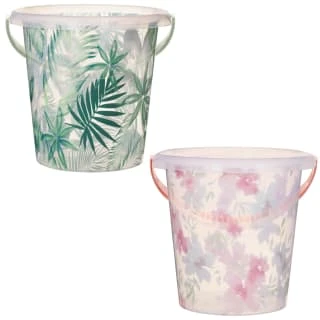 B&M Printed Bucket 12L - Floral 5 B&M Printed Bucket 12L - Floral - Image 3