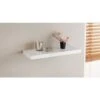 Norsk High Gloss Shelves 60cm - White -B&M 318116 white high gloss shelf small