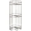 3 Tier Corner Bathroom Caddy 2 3 Tier Corner Bathroom Caddy -B&M 318164 Three Tier Bathroom Corner Storage Unit1