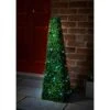 Solar Cone Topiary Tree 82cm -B&M 318883 Cone Light Night Edit