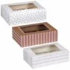Betty Winters Cupcake Boxes 4pk 1 Betty Winters Cupcake Boxes 4pk -B&M 320783 4pk cupcake boxes holds 6 silver spot 2