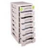 Really Useful Storage Tower 7 X 7L - Grey -B&M 324438 really usefil 7x7 drawers gove grey 2