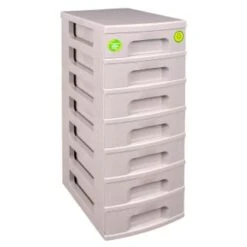 Really Useful Storage Tower 7 X 7L - Grey 7 Really Useful Storage Tower 7 X 7L - Grey -B&M 324438 really usefil 7x7 drawers gove grey