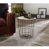 Tromso Basket Side Table 1 Tromso Basket Side Table -B&M 345401 tromso basket side table