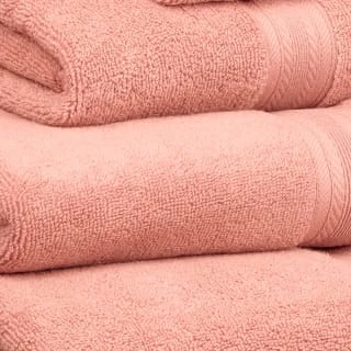 B&M Signature Zero Twist Bath Towel - Blush 4 B&M Signature Zero Twist Bath Towel - Blush - Image 2