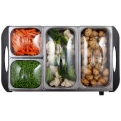 Tower 4 Tray Buffet Server -B&M 350633 tower buffet server 3