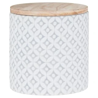 B&M Embossed Geometric Storage Canisters 3pc 8 B&M Embossed Geometric Storage Canisters 3pc - Image 6