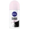 Nivea Black & White Invisible Antiperspirant 50ml -B&M 359649 nivea black and white ivisible anti perspirant 50ml