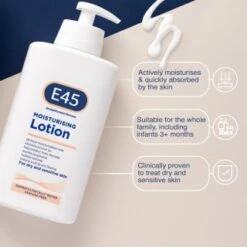 E45 Moisturising Lotion 500ml 13 E45 Moisturising Lotion 500ml -B&M 359832 e45 moisturising lotion 500ml1