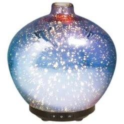 Essence Colour Changing Rose Gold Aroma Diffuser -B&M 363278 colour changing glass aroma diffuser rosa blue
