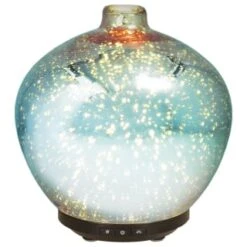 Essence Colour Changing Rose Gold Aroma Diffuser -B&M 363278 colour changing glass aroma diffuser rosa cyan 2