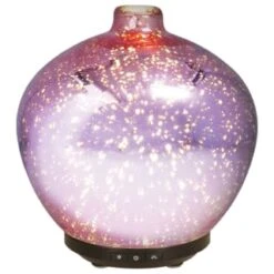 Essence Colour Changing Rose Gold Aroma Diffuser -B&M 363278 colour changing glass aroma diffuser rosa purple