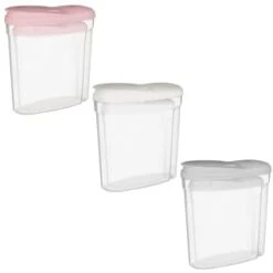 B&M Cereal Storage Container Set 2pk - Grey -B&M 368613 368614 368615 cereal storage set 2 pk main
