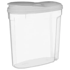 B&M Cereal Storage Container Set 2pk - Grey -B&M 368615 cereal storage set 2 pk grey 3