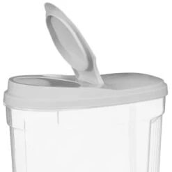 B&M Cereal Storage Container Set 2pk - Grey -B&M 368615 cereal storage set 2 pk grey 4