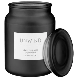 B&M Large Spa Scented Candle - Black - Unwind 5 B&M Large Spa Scented Candle - Black - Unwind - Image 3