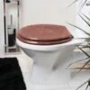 B&M Rose Gold Glitter Toilet Seat 1 B&M Rose Gold Glitter Toilet Seat -B&M 368882 rose gold glitter toilet seat