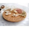 B&M Lazy Susan Rotating Bamboo Serve Board -B&M 369141 lazy susan rotating bamboo serve board