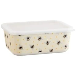 B&M Rectangular Tubs 2pk - Bees -B&M 375968 2pk reuse and repurpose rectangle tubs bee 4