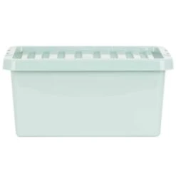 B&M Storage Box With Lid 11L - Sage -B&M 377036 11l storage box sage