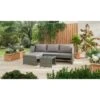 Sorrento Reversible Rattan Effect Corner Sofa Set 2pc -B&M 379294 379446 sorrento reversible rattan corner set