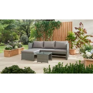 Sorrento Reversible Rattan Effect Corner Sofa Set 2pc 3 Sorrento Reversible Rattan Effect Corner Sofa Set 2pc