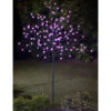 Solar Powered Blossom Tree - Pink 128 LED 4ft -B&M 379360 4ft solar powered blossom flower solar tree 128 led pink 2