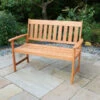 Jakarta Solid Wood Garden Bench -B&M 379397 jakarta solid wood garden bench