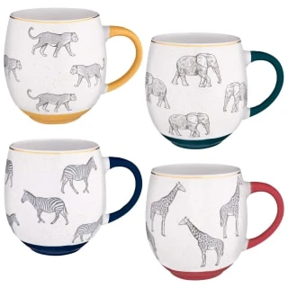 B&M Animal Print Dip Mug - Elephant 4 B&M Animal Print Dip Mug - Elephant - Image 2