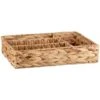 B&M Scandi Shore Rattan Cutlery Tray -B&M 380151 rattan cutlrey tray
