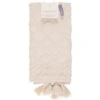 B&M Homestead Embossed Tea Towels With Tassels 2pk - Natural -B&M 380229 2pk homestead embossed tea towel with tassels