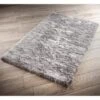 Silver Shimmer Metallic Rug 100 X 150cm 1 Silver Shimmer Metallic Rug 100 X 150cm -B&M 380394 380395 shimmer metallic rug silver