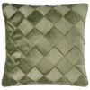 B&M Basket Weave Velvet Cushion - Sage 2 B&M Basket Weave Velvet Cushion - Sage -B&M 380438 basket weave velvet cushion sage