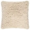 B&M Teddy Tufted Cushion - Cream -B&M 380442 teddy tufted cushion cream