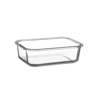 B&M Pink Glass Food Container - Small 4 B&M Pink Glass Food Container - Small - Image 2