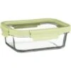 B&M Green Glass Food Container - Large 1 B&M Green Glass Food Container - Large -B&M 380662 glass food container green large 3