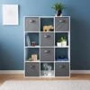 Lokken 12 Cube Shelving Unit With 6 Baskets 1 Lokken 12 Cube Shelving Unit With 6 Baskets -B&M 385648 lokken 12 cube shelving with 6 baskets