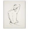 B&M Lady Figurine Canvas Print - Arm