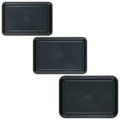 B&M -B&M 388523 set of 3 non stick baking trays group