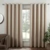 B&M Colorado Hopsack Fully Lined Cream Eyelet Curtains 66 X 72" 2 B&M Colorado Hopsack Fully Lined Cream Eyelet Curtains 66 X 72" -B&M 388895 388896 388897 388898 388899 colorado eyelet curtain cream
