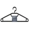 B&M Swivel Hook Hangers 8pk - Black 1 B&M Swivel Hook Hangers 8pk - Black -B&M 389262 home organisation 8pk swivel hook hangers black