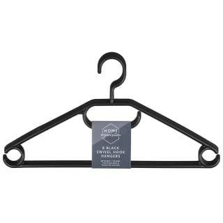 B&M Swivel Hook Hangers 8pk - Black 3 B&M Swivel Hook Hangers 8pk - Black