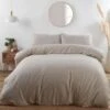 B&M Roma Brushed Herringbone King Duvet Set - Natural 2 B&M Roma Brushed Herringbone King Duvet Set - Natural -B&M 389747 389748 roma herringbone natural duvet set