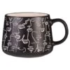 B&M Face Print Mug - Black -B&M 390329 face print mugs black