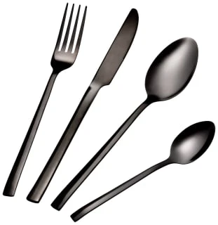 B&M Nickel Contemporary Cutlery Set 16pc 3 B&M Nickel Contemporary Cutlery Set 16pc