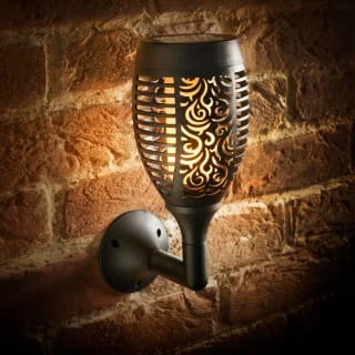 Morocco Solar Powered Wall Light - Flame Effect 3 Morocco Solar Powered Wall Light - Flame Effect