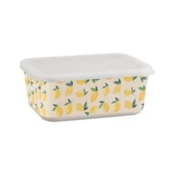 B&M Rectangular Tubs 2pk - Lemons -B&M 392929 2pk reuse and repurpose rectangle tubs lemon 7